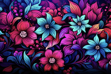 Fototapeta na wymiar Floral Background Floral Wallpaper Floral Image Flower Background Flower Image Flower Wallpaper Illustration 