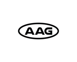 AAG logo design vector template