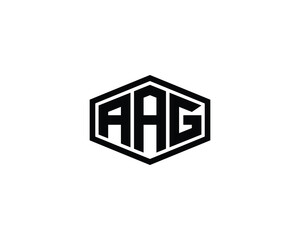 AAG logo design vector template