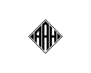 AAH logo design vector template
