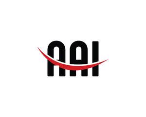 AAI logo design vector template
