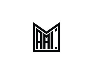 AAI logo design vector template
