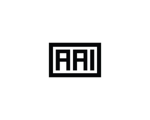 AAI logo design vector template
