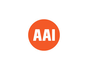 AAI logo design vector template