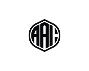 AAI logo design vector template