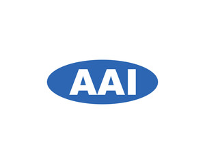 AAI logo design vector template