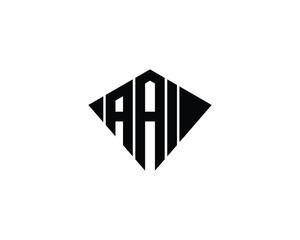 AAI logo design vector template