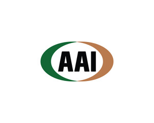 AAI logo design vector template