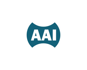 AAI logo design vector template