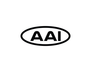 AAI logo design vector template