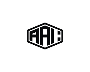 AAI logo design vector template