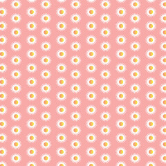 Daisy flower Pattern Set Digital Paper Background
