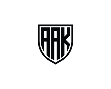 AAK logo design vector template