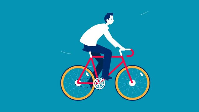person riding a bicycle
