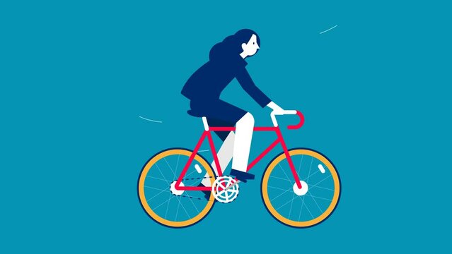 person riding bicycle