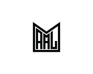 AAL logo design vector template