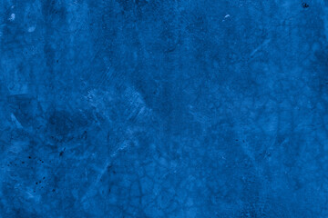 Old wall pattern texture cement blue dark abstract  blue color design are light with black gradient background.