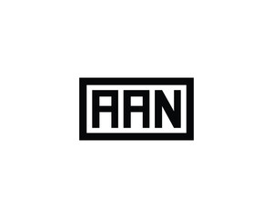 AAN logo design vector template