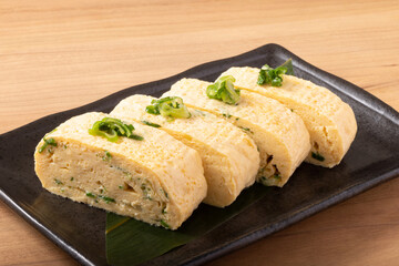 九条ねぎ入り出汁巻きたまご