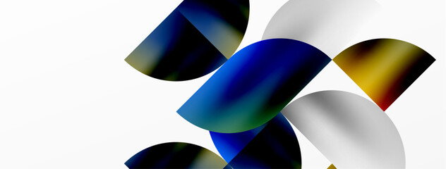 Exquisite backdrop marrying modern minimalism with metallic allure. Featuring round triangles, it exudes geometric sophistication and understated charm for wallpaper, banner, background, landing page