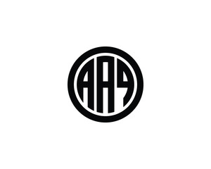 AAQ logo design vector template