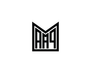 AAQ logo design vector template