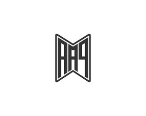 AAQ logo design vector template