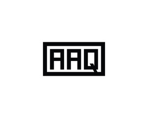 AAQ logo design vector template