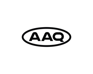 AAQ logo design vector template