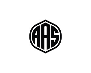 AAS logo design vector template