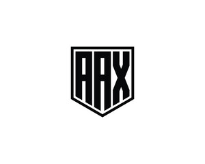 AAX logo design vector template