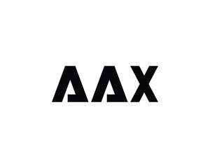 AAX logo design vector template