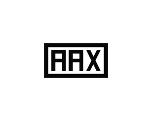 AAX logo design vector template