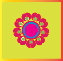 background with flowers