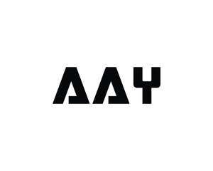AAY logo design vector template