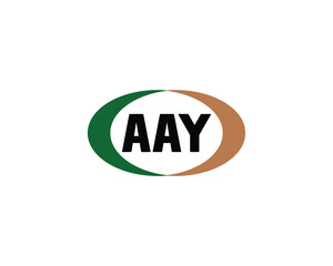 AAY logo design vector template