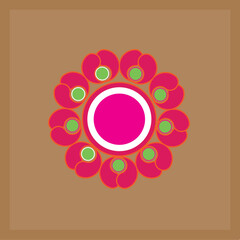 illustration of a flower