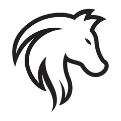 Horse logo images illustration