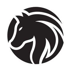 Horse logo images illustration