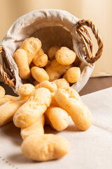 Close Up Traditional Brazilian starch biscuit
