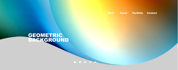 Trendy simple circle gradient abstract background. Vector Illustration For Wallpaper, Banner, Background, Card, Book Illustration, landing page