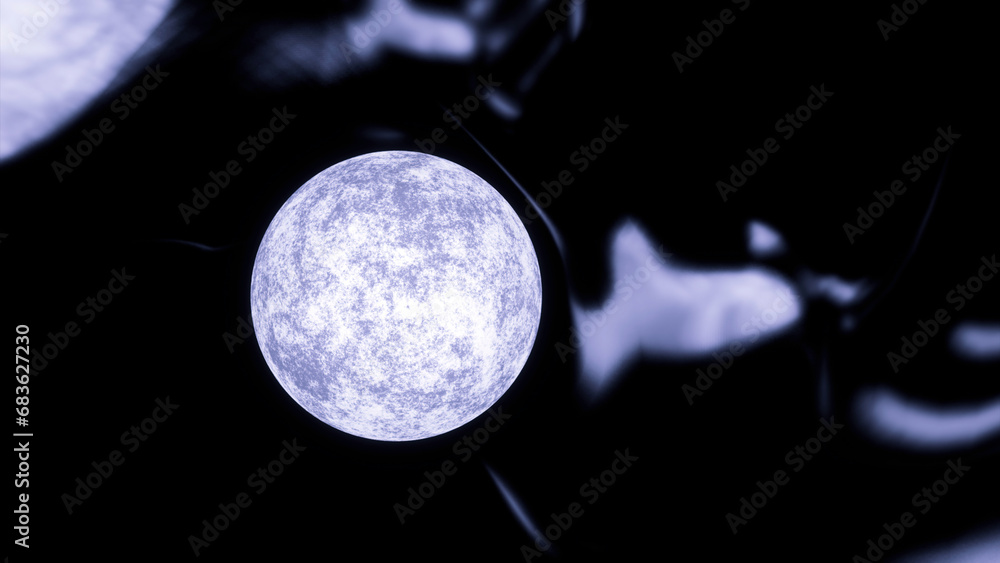 Poster abstract outer space view of an alien planet. design. abstract sci fi universe background, traveling