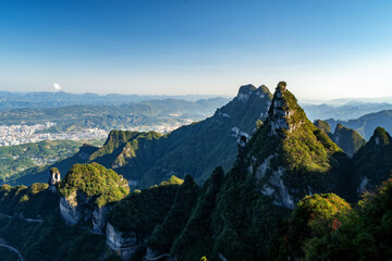 China Zhangjiajie Natural Mountain scenery scenery