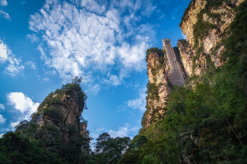 China Zhangjiajie Natural Mountain scenery scenery