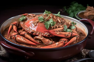 Singapore chili crab