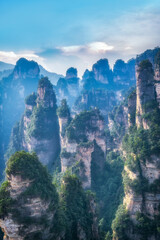 China Zhangjiajie Natural Mountain scenery scenery
