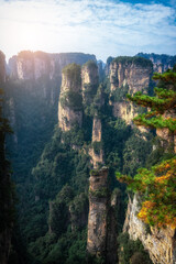 China Zhangjiajie Natural Mountain scenery scenery