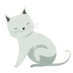 Cute cat illustration