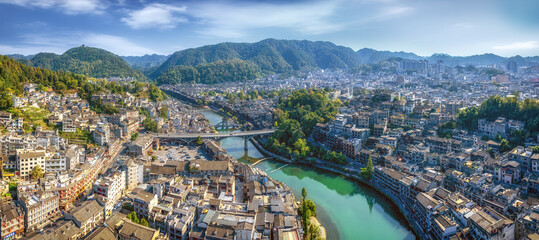 Beautiful scenery of Fenghuang ancient town