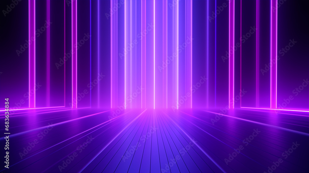 Aufkleber dark purple line light abstract technology background for computer graphic website internet and tech